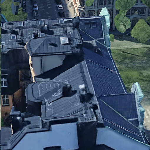 Tak Karlavägen 85 — autentiskt foto